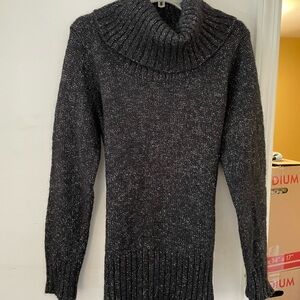 Vintage 80s dark grey cowl neck Carducci Sweater
